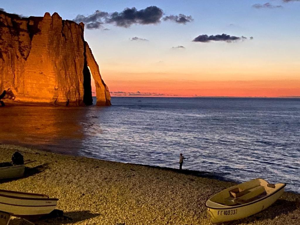 Sea View 2 Room Apartment 50M2 Etretat Bagian luar foto